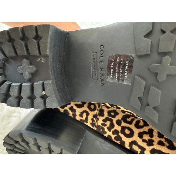 Cole Haan GrandSeries Leopard Chelsea Boots Women’s 7.5B - Picture 5 of 14